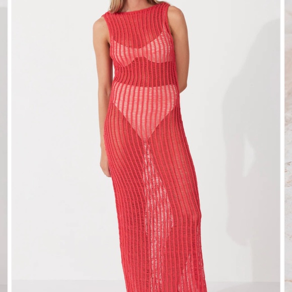 Zulu & Zephyr Red Dress - Picture 2 of 5